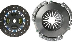 Clutch disc and pressure plate