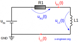 RL circuit schematic